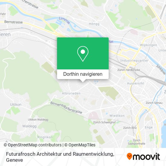 Futurafrosch Architektur und Raumentwicklung Karte