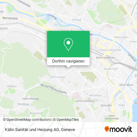Kälin Sanitär und Heizung AG Karte