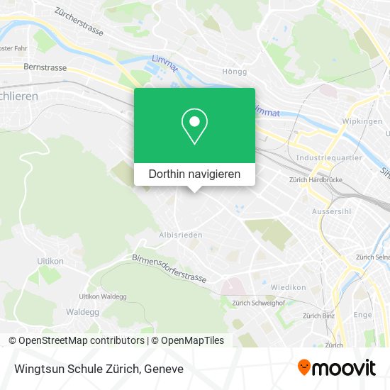Wingtsun Schule Zürich Karte