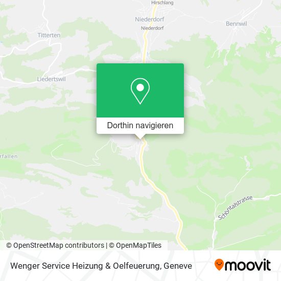 Wenger Service Heizung & Oelfeuerung Karte