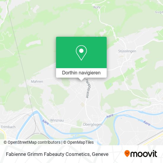 Fabienne Grimm Fabeauty Cosmetics Karte