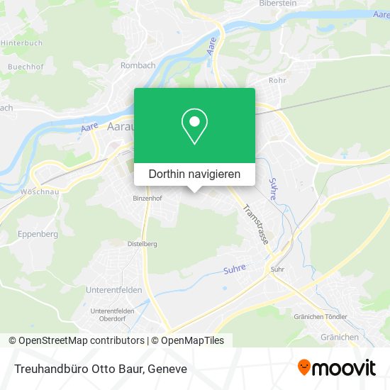 Treuhandbüro Otto Baur Karte
