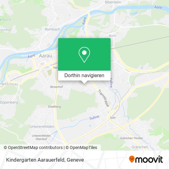 Kindergarten Aarauerfeld Karte