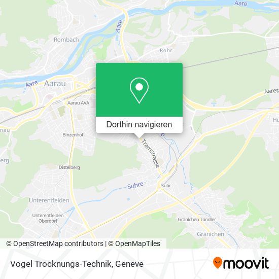 Vogel Trocknungs-Technik Karte