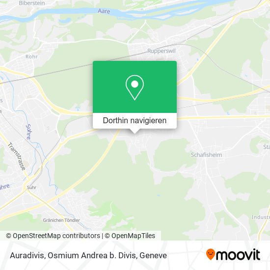 Auradivis, Osmium Andrea b. Divis Karte