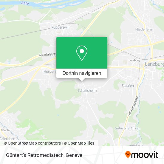 Güntert's Retromediatech Karte