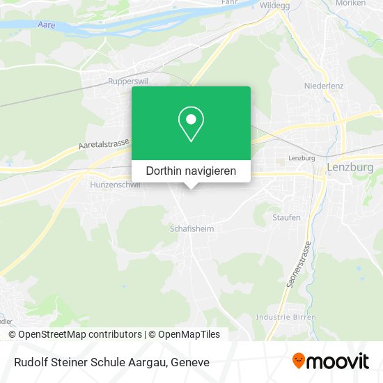 Rudolf Steiner Schule Aargau Karte