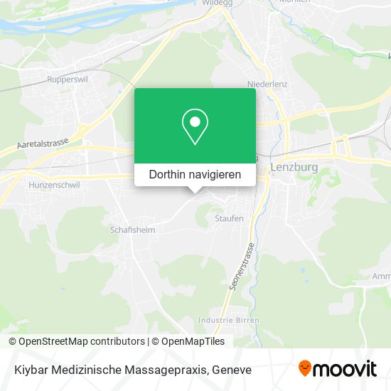 Kiybar Medizinische Massagepraxis Karte
