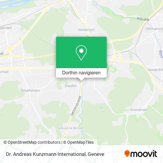 Dr. Andreas Kunzmann International Karte