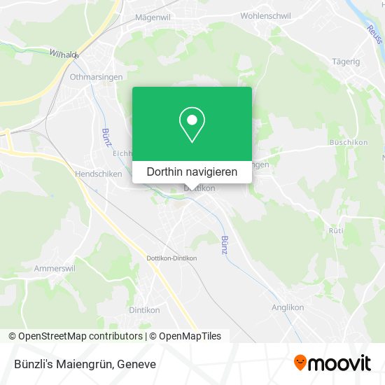Bünzli's Maiengrün Karte