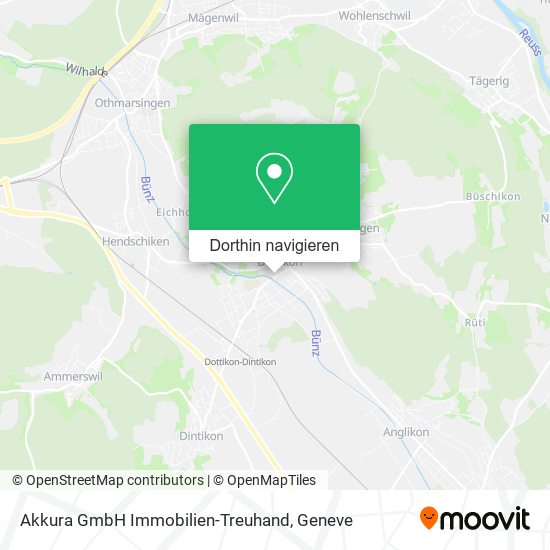 Akkura GmbH Immobilien-Treuhand Karte