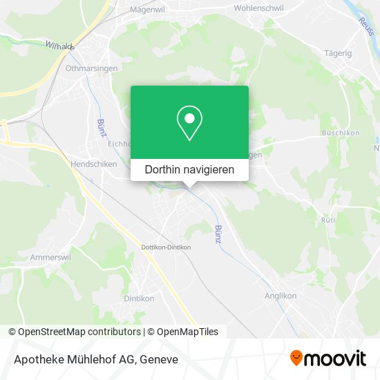 Apotheke Mühlehof AG Karte