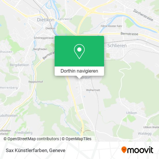 Sax Künstlerfarben Karte
