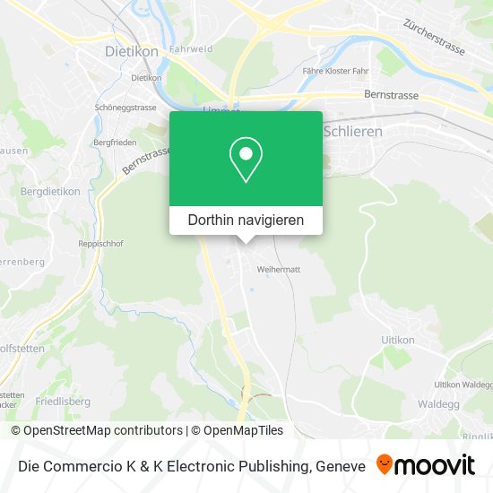 Die Commercio K & K Electronic Publishing Karte