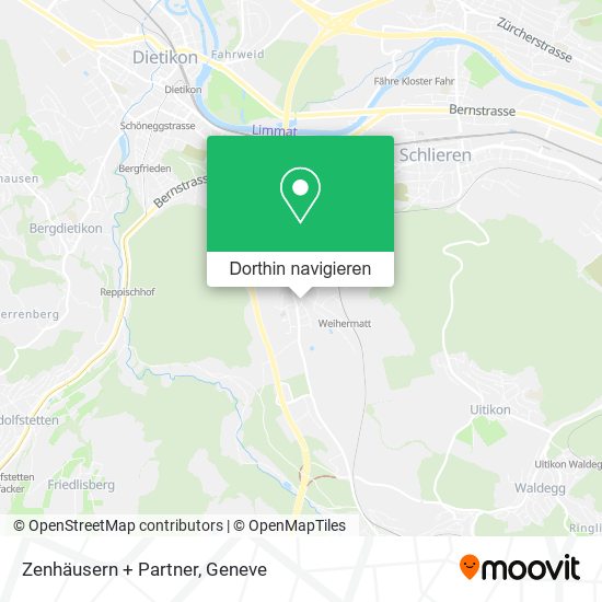 Zenhäusern + Partner Karte