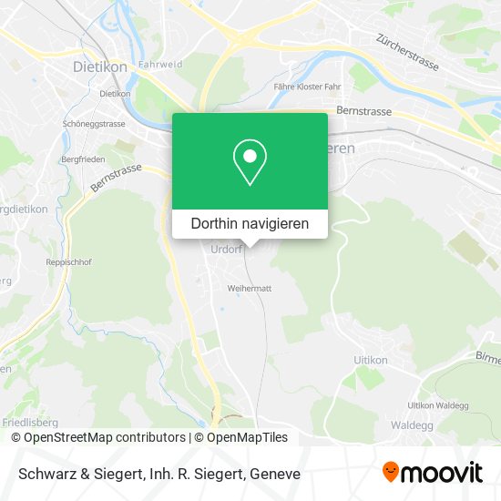 Schwarz & Siegert, Inh. R. Siegert Karte