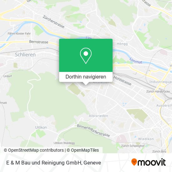 E & M Bau und Reinigung GmbH Karte