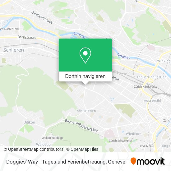 Doggies' Way - Tages und Ferienbetreuung Karte