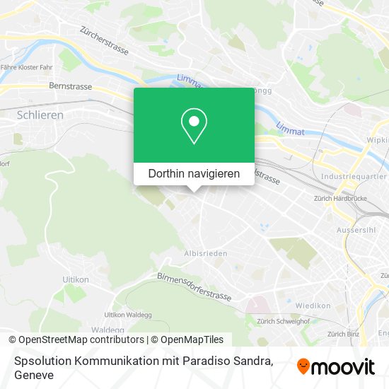 Spsolution Kommunikation mit Paradiso Sandra Karte