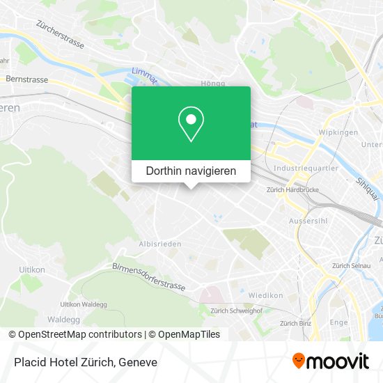 Placid Hotel Zürich Karte