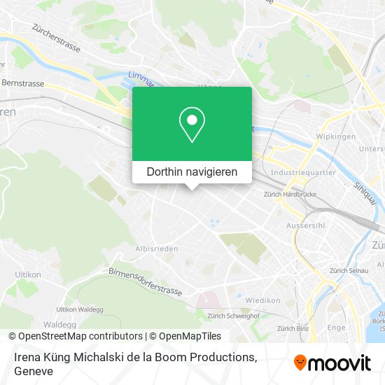 Irena Küng Michalski de la Boom Productions Karte