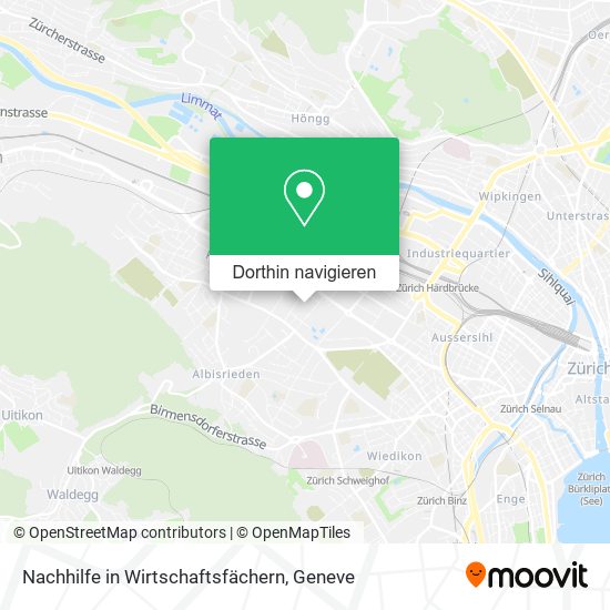 Nachhilfe in Wirtschaftsfächern Karte
