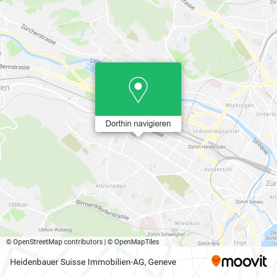Heidenbauer Suisse Immobilien-AG Karte