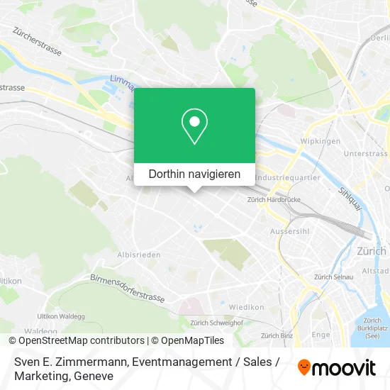 Sven E. Zimmermann, Eventmanagement / Sales / Marketing Karte