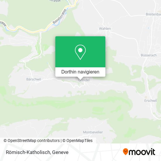 Römisch-Katholisch Karte