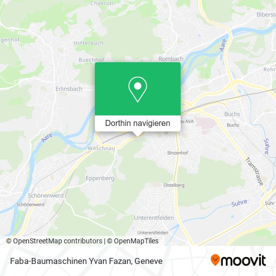 Faba-Baumaschinen Yvan Fazan Karte