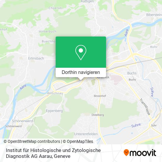 Institut für Histologische und Zytologische Diagnostik AG Aarau Karte