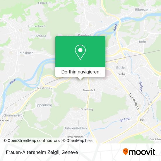Frauen-Altersheim Zelgli Karte