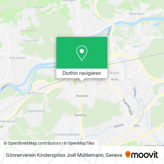 Gönnerverein Kinderspitex Joël Mühlemann Karte