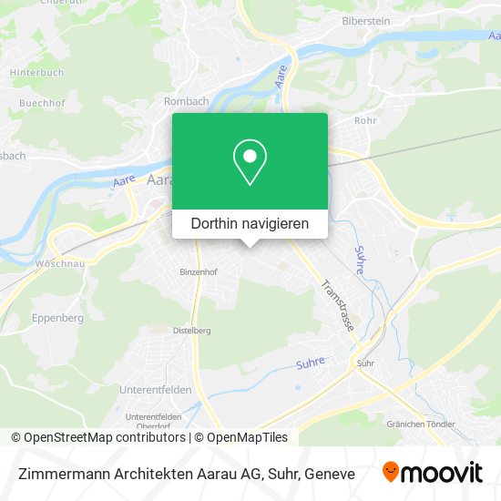 Zimmermann Architekten Aarau AG, Suhr Karte