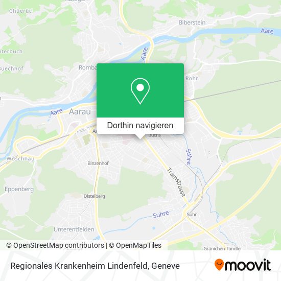Regionales Krankenheim Lindenfeld Karte