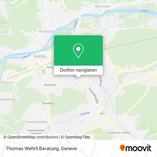 Thomas Wehrli Beratung Karte