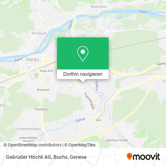 Gebrüder Höchli AG, Buchs Karte