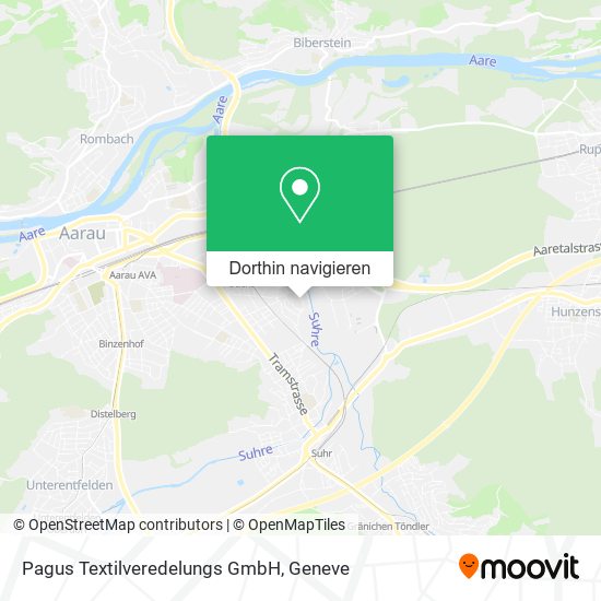 Pagus Textilveredelungs GmbH Karte