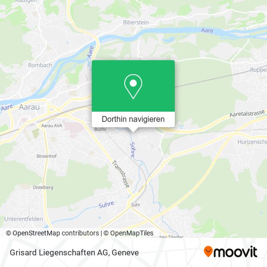Grisard Liegenschaften AG Karte