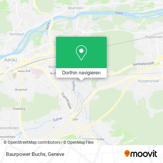 Baurpower Buchs Karte
