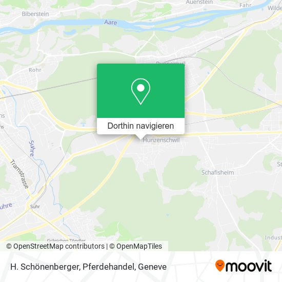 H. Schönenberger, Pferdehandel Karte