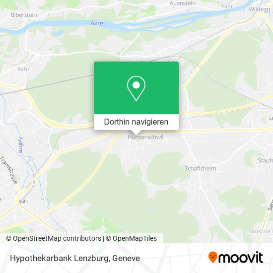 Hypothekarbank Lenzburg Karte