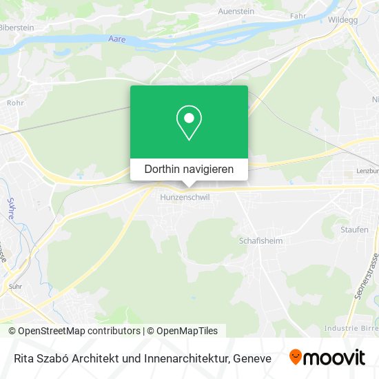 Rita Szabó Architekt und Innenarchitektur Karte