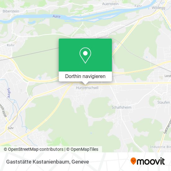 Gaststätte Kastanienbaum Karte