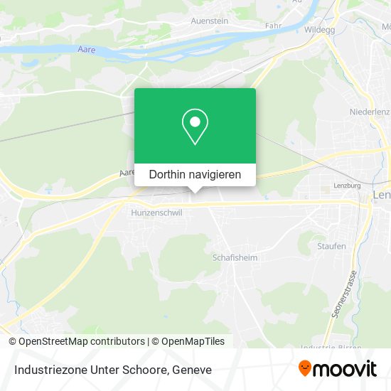 Industriezone Unter Schoore Karte