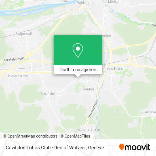 Covil dos Lobos Club - den of Wolves. Karte