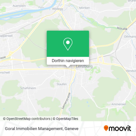 Goral Immobilien Management Karte