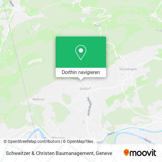 Schweitzer & Christen Baumanagement Karte