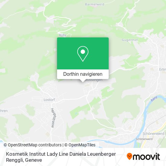 Kosmetik Institut Lady Line Daniela Leuenberger Renggli Karte
