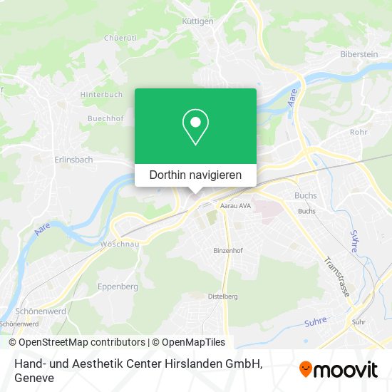 Hand- und Aesthetik Center Hirslanden GmbH Karte